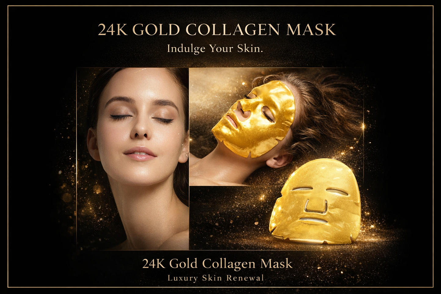 Golden Cristal Mask 3-in-1 Luxury Collection