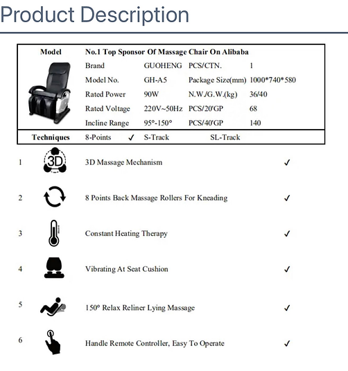 Massager Chair #4 - Full-Body Massage Chair: Your Personal Wellness Haven