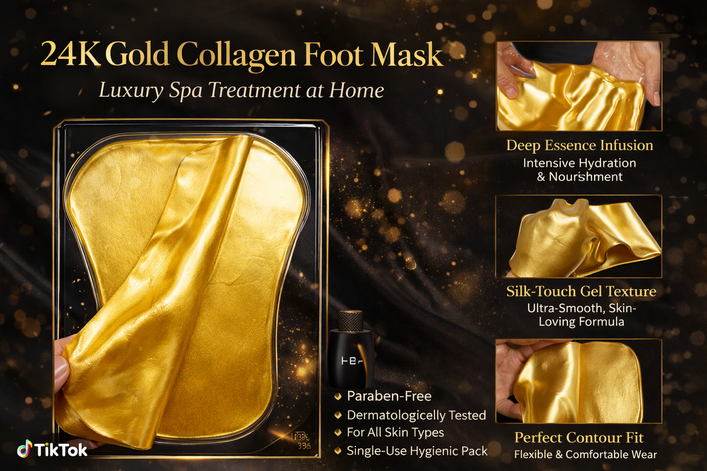 Golden Cristal Mask 3-in-1 Luxury Collection