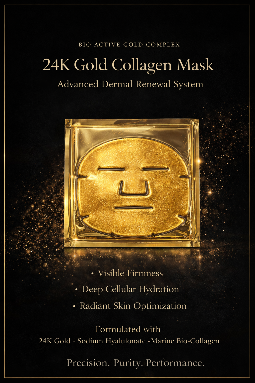 Golden Cristal Mask 3-in-1 Luxury Collection