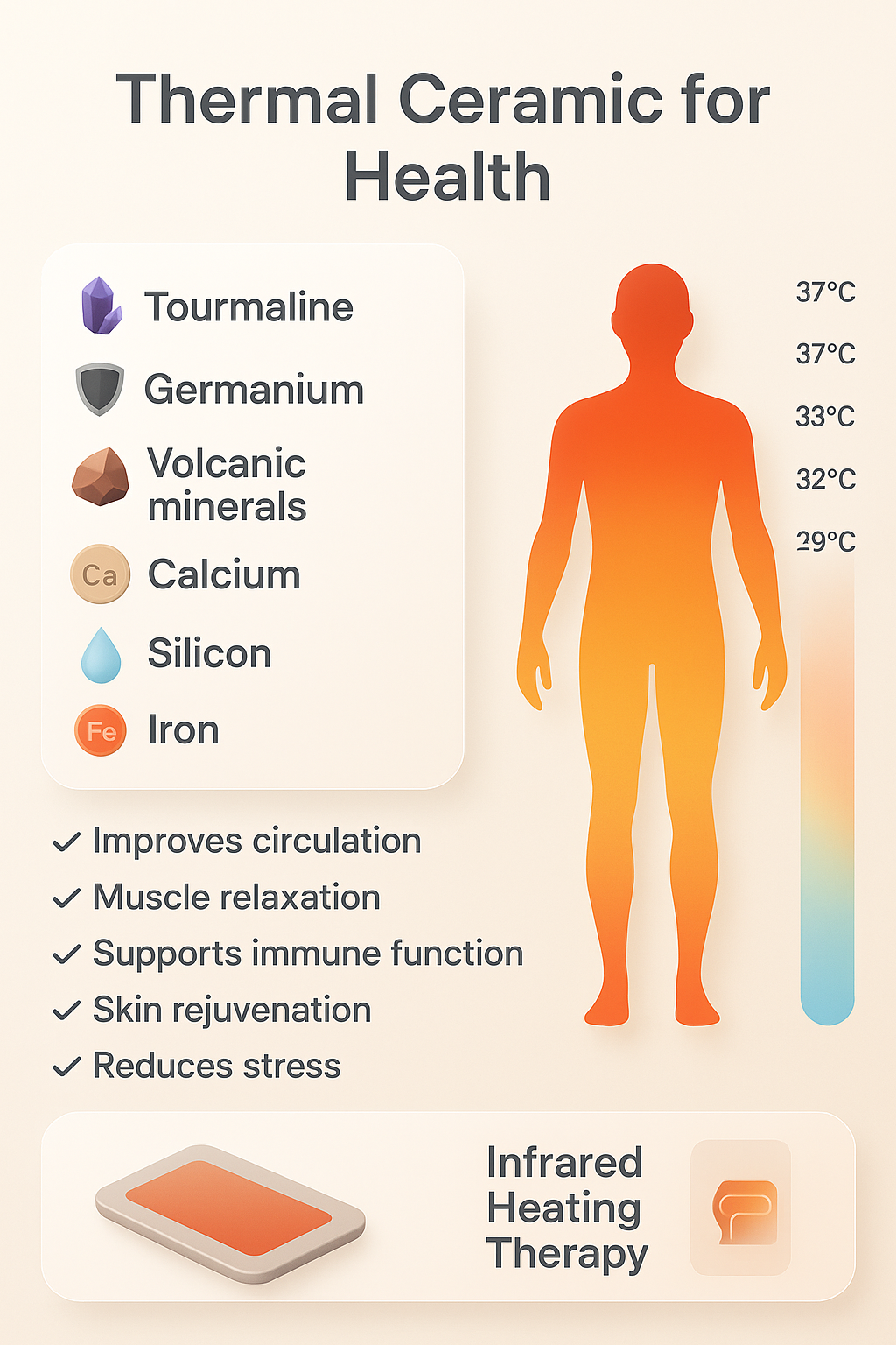 Tourmaline Massage  Mat