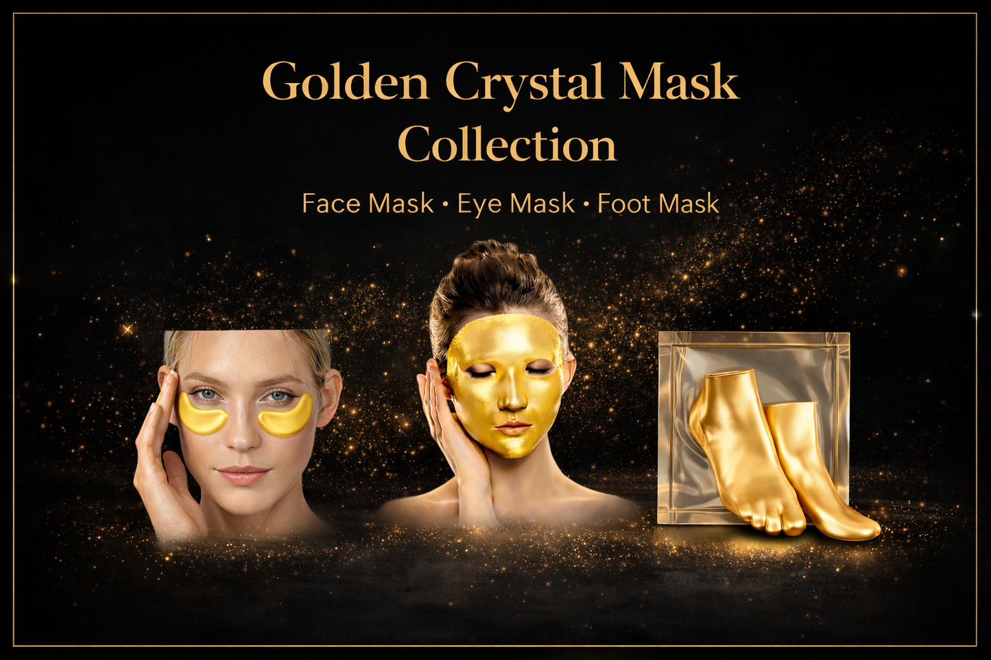 Golden Cristal Mask 3-in-1 Luxury Collection